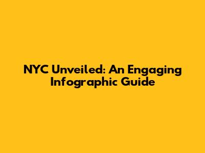 NYC Unveiled: An Engaging Infographic Guide